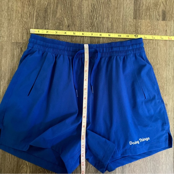 Outdoor Voices Doing Things Rec Shorts in Blue - Picture 6 of 7